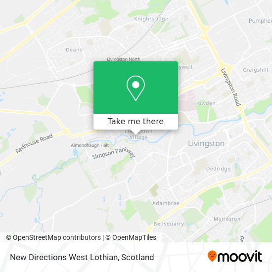 New Directions West Lothian map