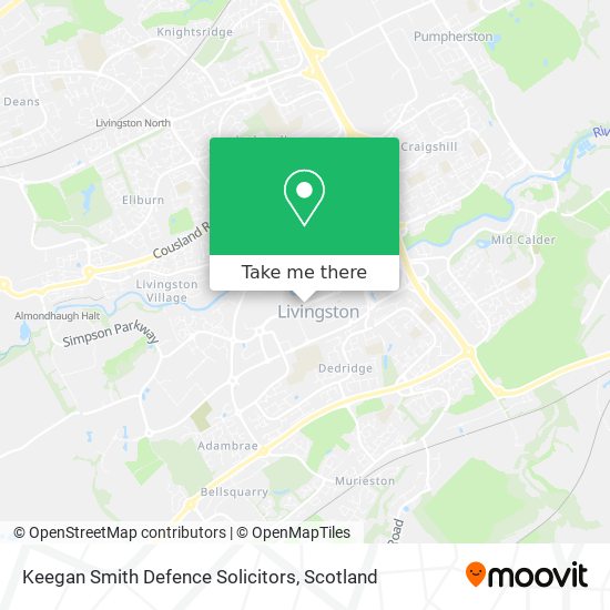 Keegan Smith Defence Solicitors map