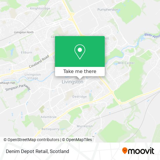 Denim Depot Retail map