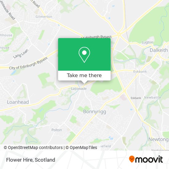 Flower Hire map