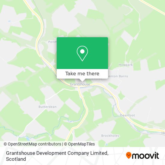 Grantshouse Development Company Limited map