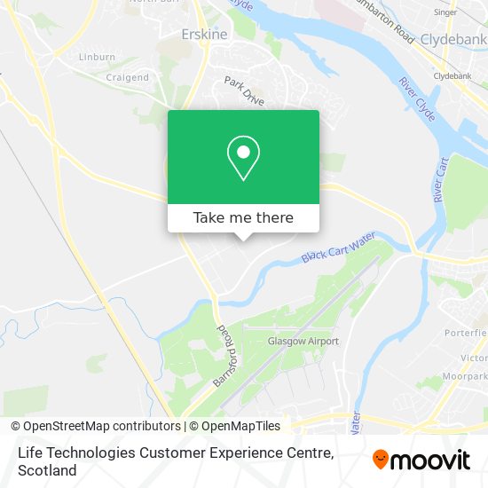 Life Technologies Customer Experience Centre map