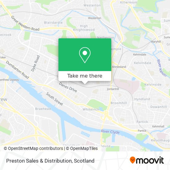 Preston Sales & Distribution map