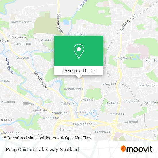 Peng Chinese Takeaway map