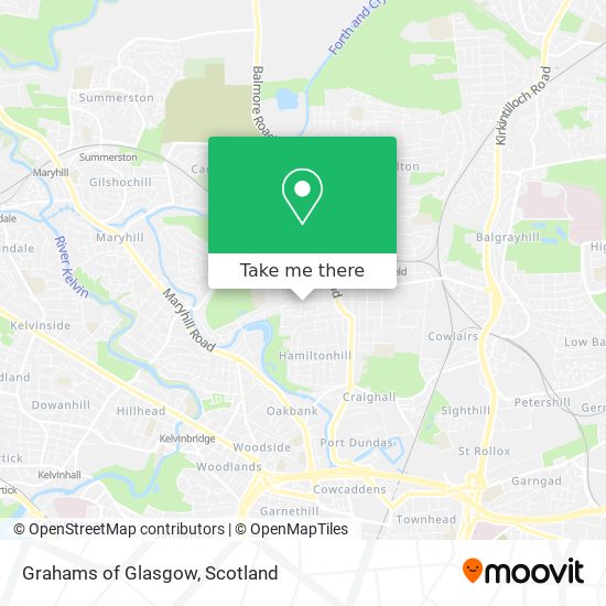 Grahams of Glasgow map
