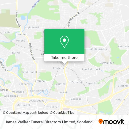 James Walker Funeral Directors Limited map