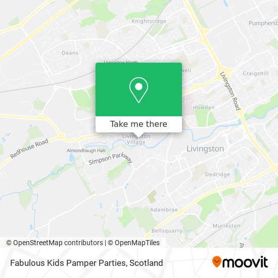 Fabulous Kids Pamper Parties map