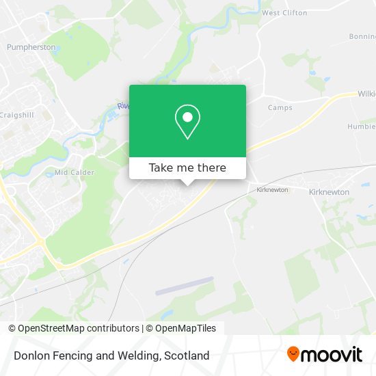 Donlon Fencing and Welding map
