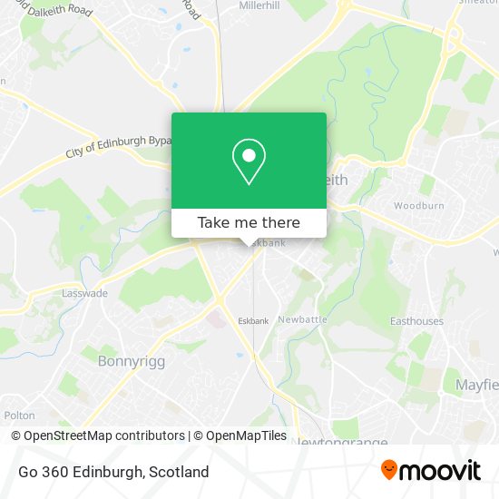 Go 360 Edinburgh map