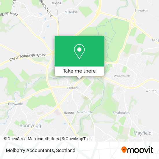 Melbarry Accountants map