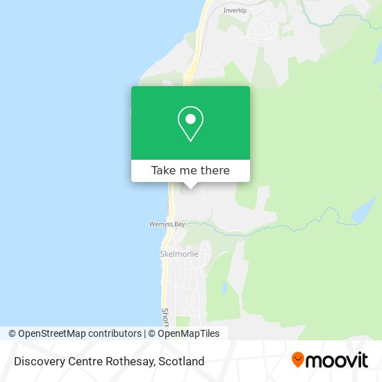 Discovery Centre Rothesay map