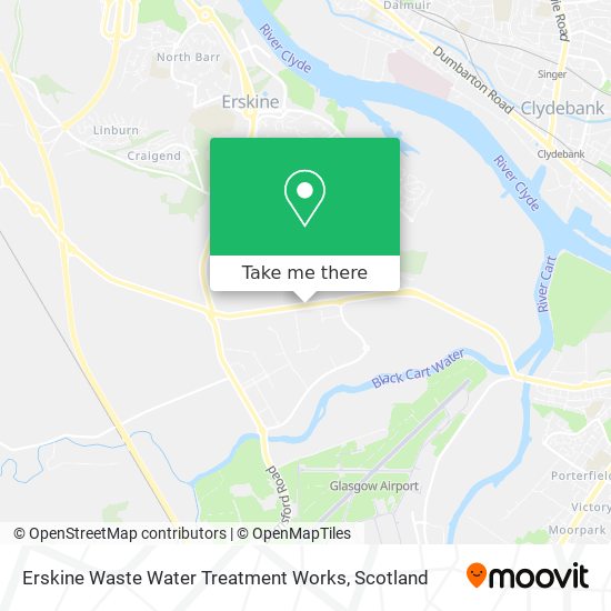 Erskine Waste Water Treatment Works map