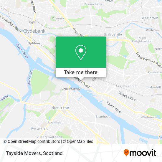 Tayside Movers map