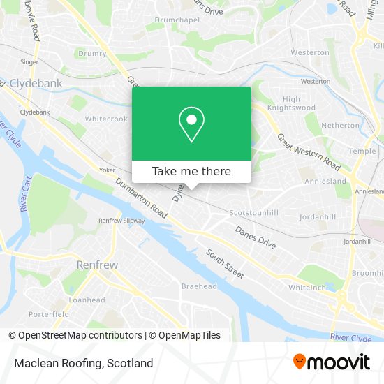 Maclean Roofing map