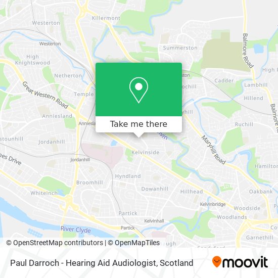 Paul Darroch - Hearing Aid Audiologist map