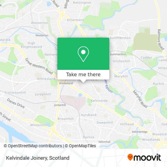 Kelvindale Joinery map