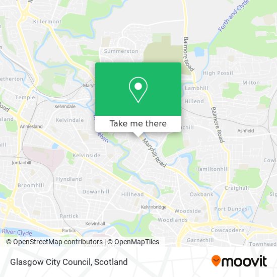 Glasgow City Council map