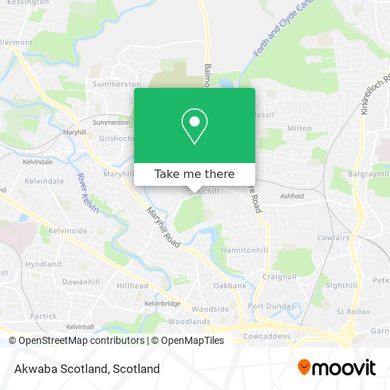 Akwaba Scotland map