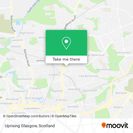 Uprising Glasgow map