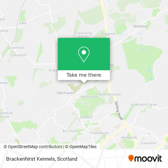 Brackenhirst Kennels map