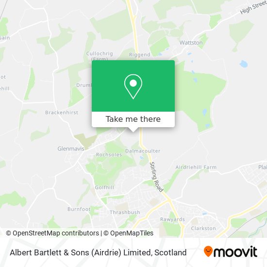 Albert Bartlett & Sons (Airdrie) Limited map