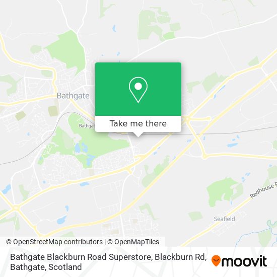Bathgate Blackburn Road Superstore, Blackburn Rd, Bathgate map