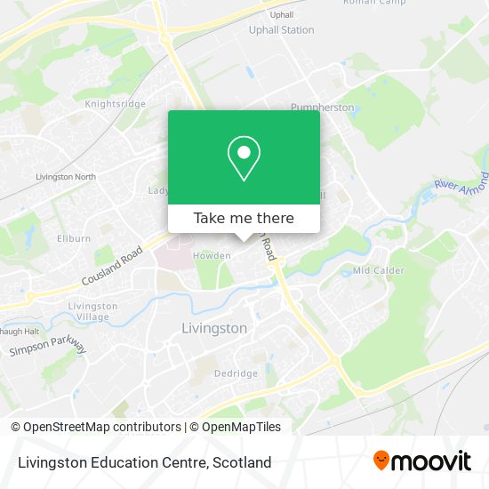 Livingston Education Centre map