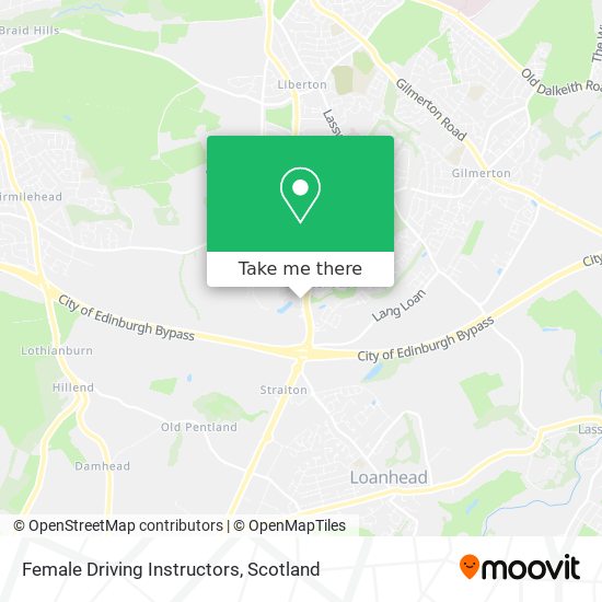 Female Driving Instructors map