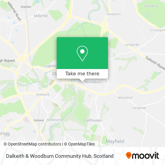 Dalkeith & Woodburn Community Hub map