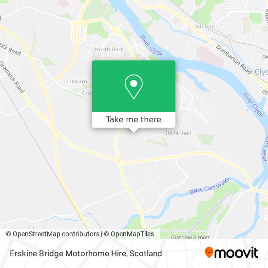 Erskine Bridge Motorhome Hire map