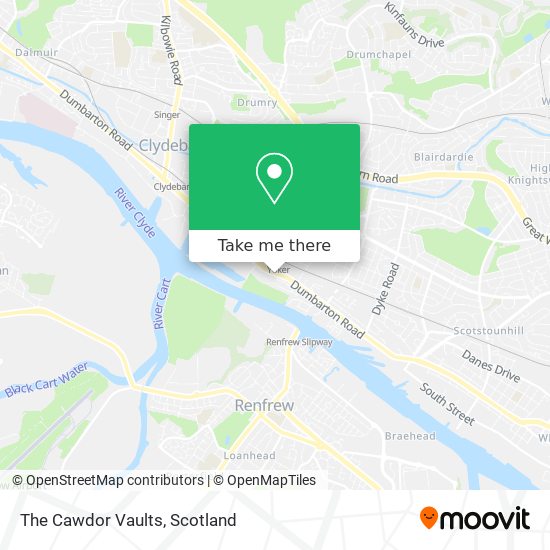 The Cawdor Vaults map