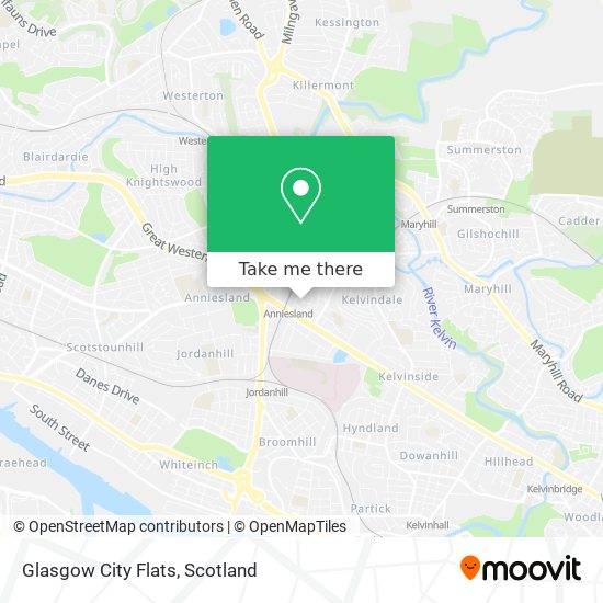 Glasgow City Flats map