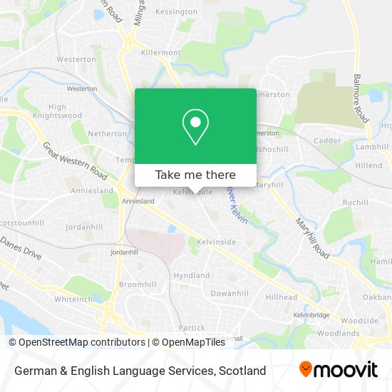German & English Language Services map
