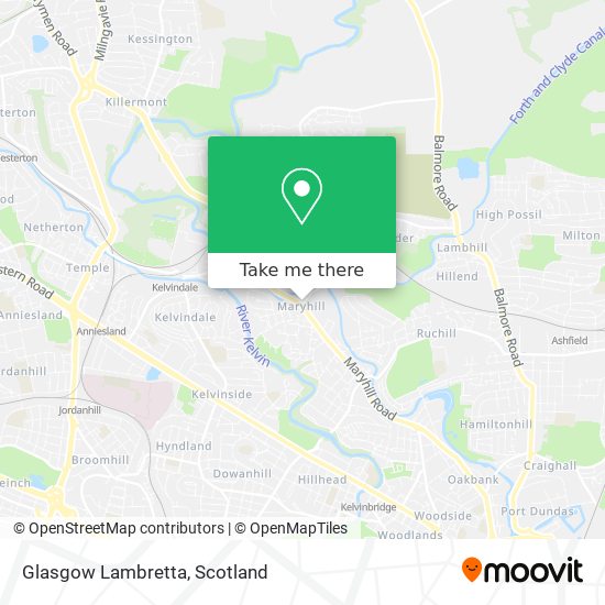 Glasgow Lambretta map