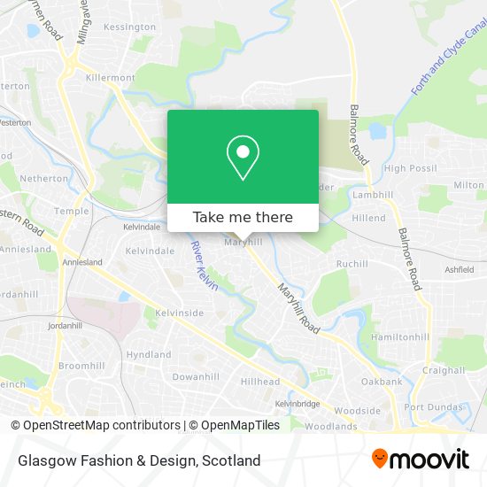 Glasgow Fashion & Design map