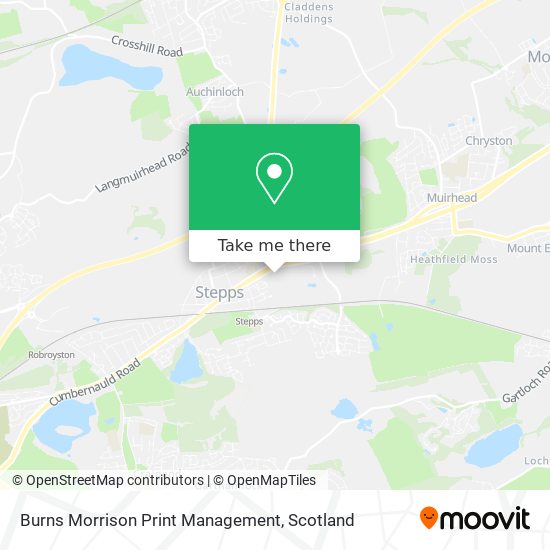 Burns Morrison Print Management map