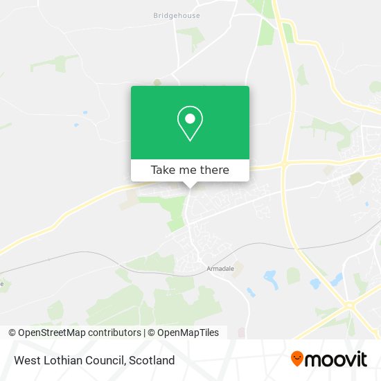 West Lothian Council map