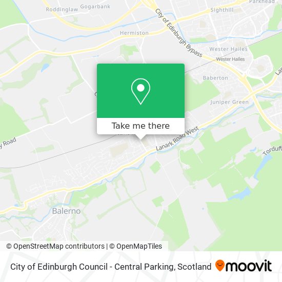 City of Edinburgh Council - Central Parking map