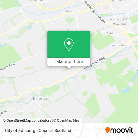 City of Edinburgh Council map