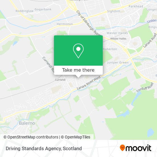Driving Standards Agency map