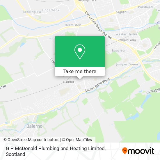 G P McDonald Plumbing and Heating Limited map