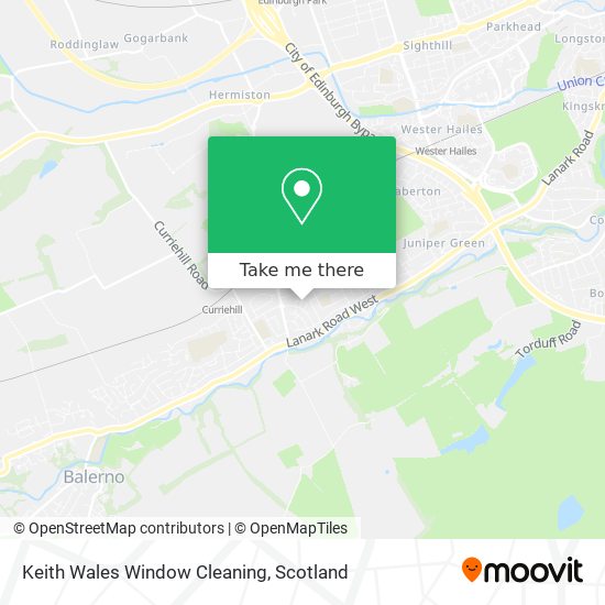 Keith Wales Window Cleaning map