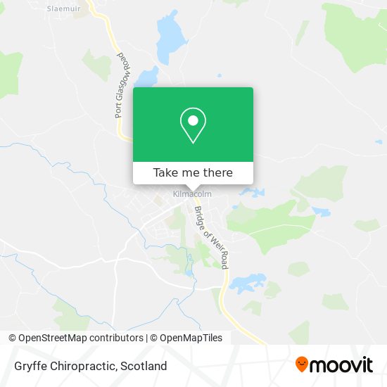 Gryffe Chiropractic map
