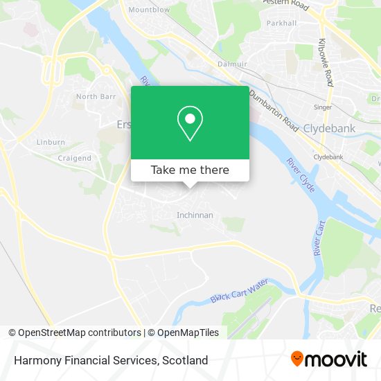 Harmony Financial Services map
