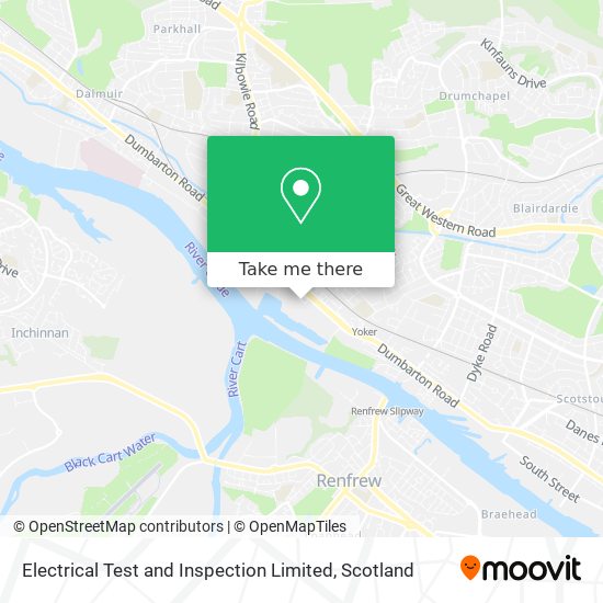 Electrical Test and Inspection Limited map