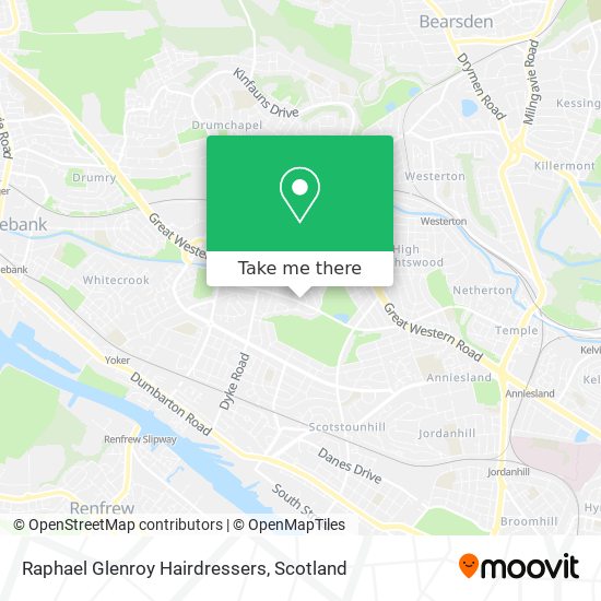 Raphael Glenroy Hairdressers map