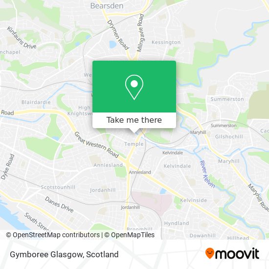 Gymboree Glasgow map