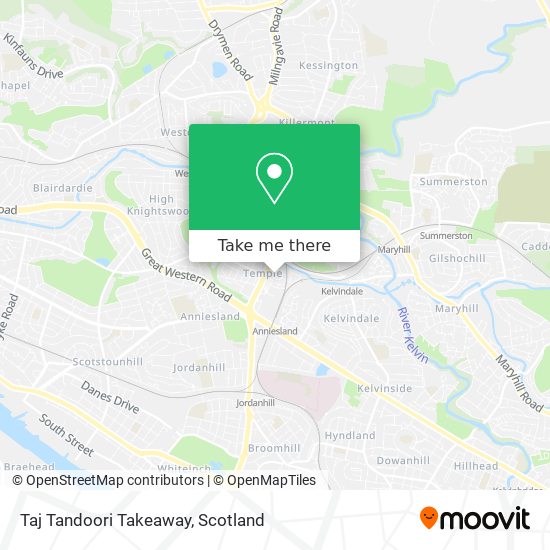 Taj Tandoori Takeaway map