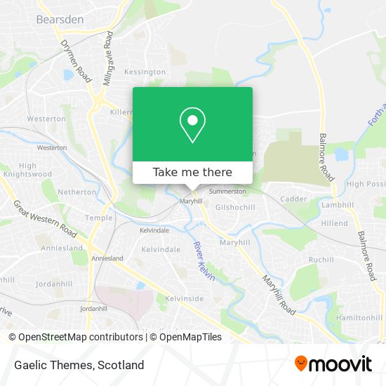 Gaelic Themes map