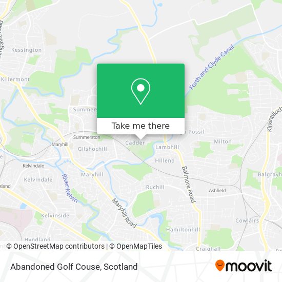 Abandoned Golf Couse map